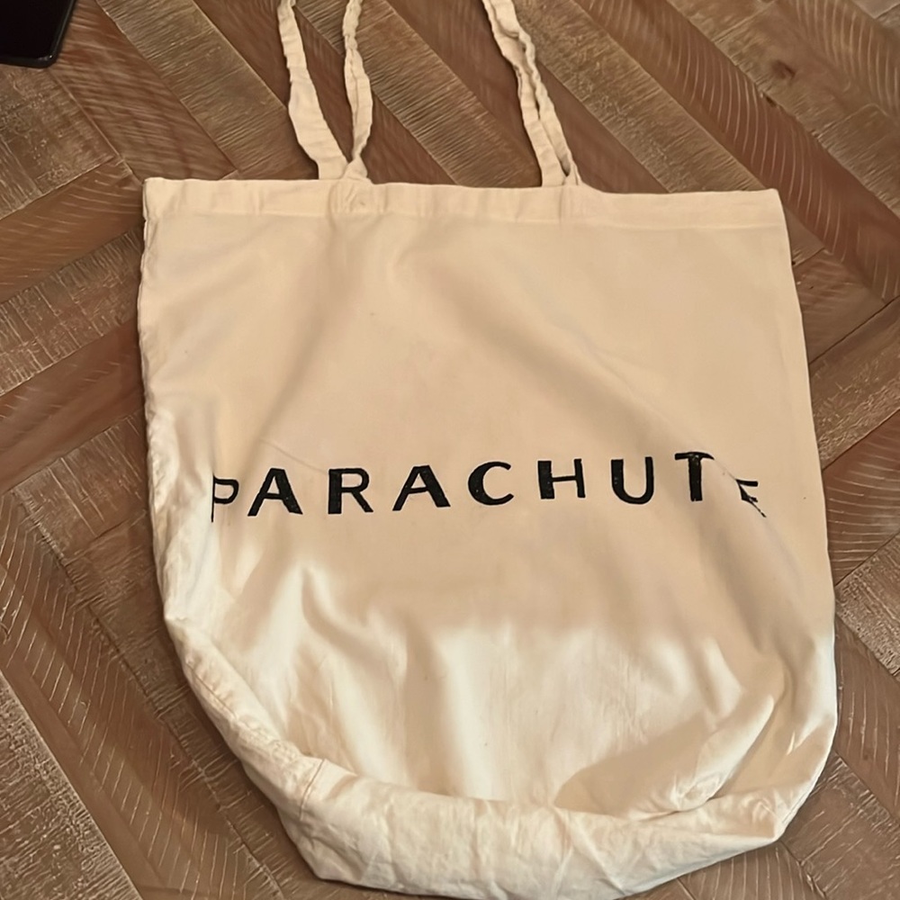 Two dust bags - parachute carrier and small Aesop drawstring